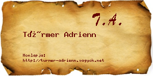 Türmer Adrienn névjegykártya